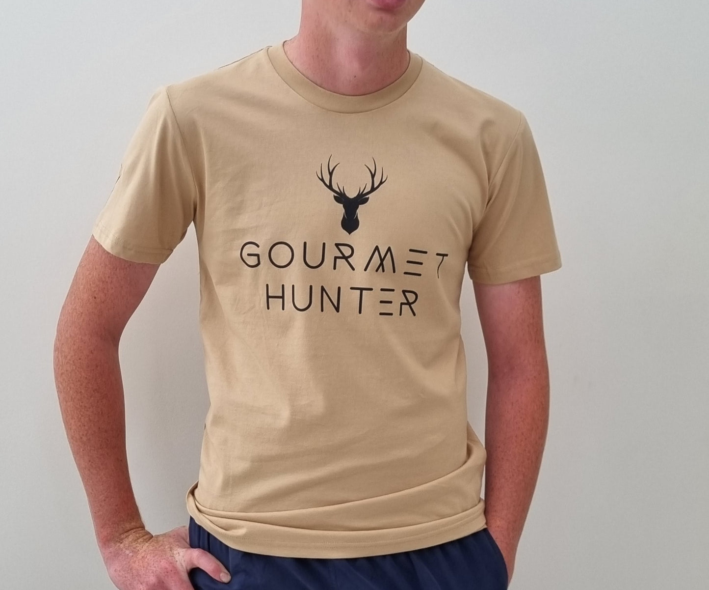 Tan Gourmet Hunter Men's T-Shirt