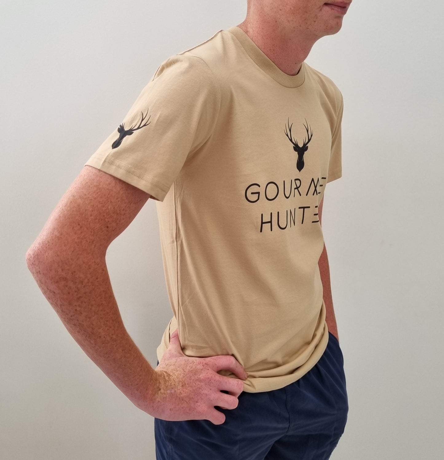 Tan Gourmet Hunter Men's T-Shirt